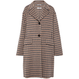 'S Max Mara John Uldjakke, Midnight Blue Check